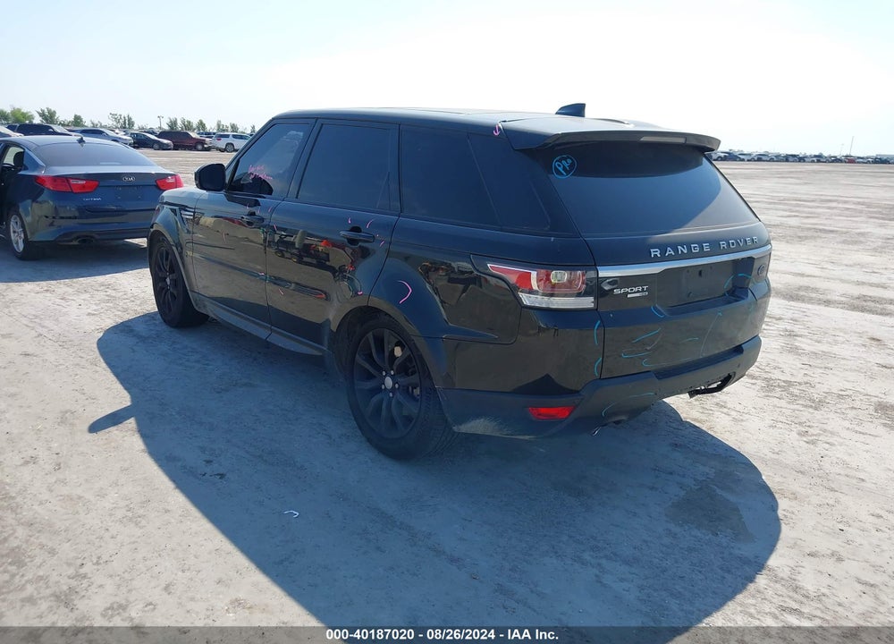 2017 LAND ROVER RANGE ROVER SPORT 3.0L V6 SUPERCHARGED HSE VIN: SALWR2FV8HA131934