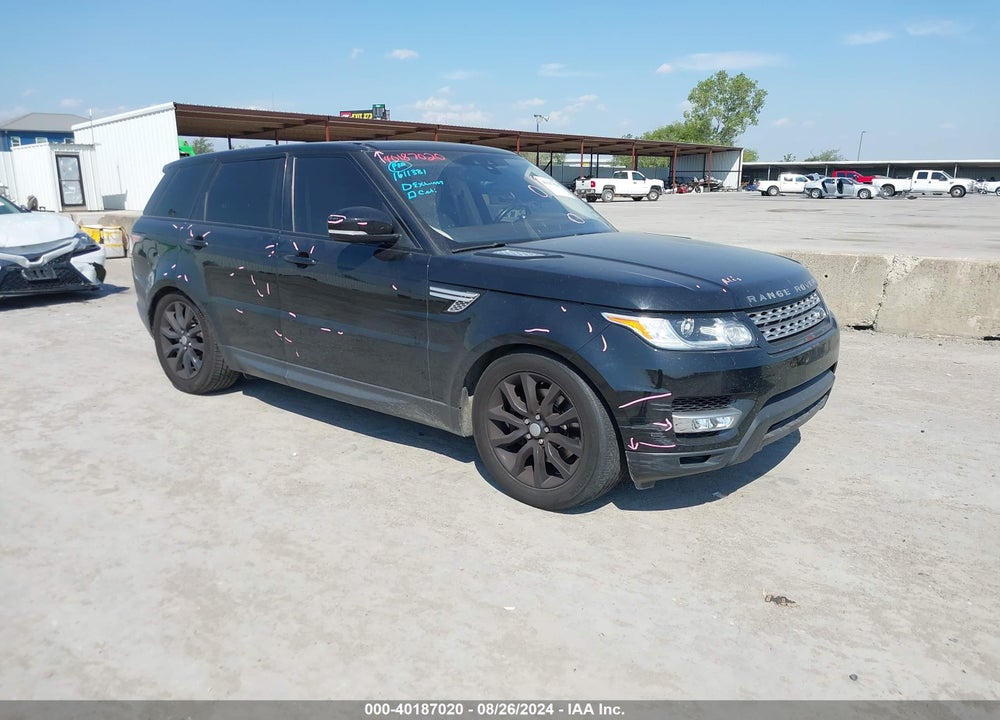 2017 LAND ROVER RANGE ROVER SPORT 3.0L V6 SUPERCHARGED HSE VIN: SALWR2FV8HA131934