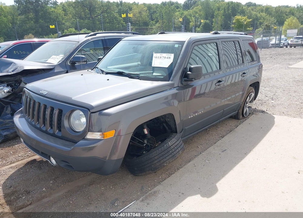 2016 JEEP PATRIOT HIGH ALTITUDE EDITION VIN: 1C4NJRFB8GD581766