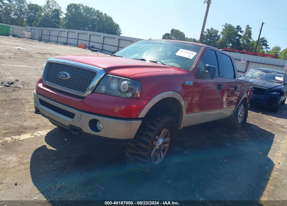 2008 FORD F-150 LARIAT VIN: 1FTPW14V48KC12635