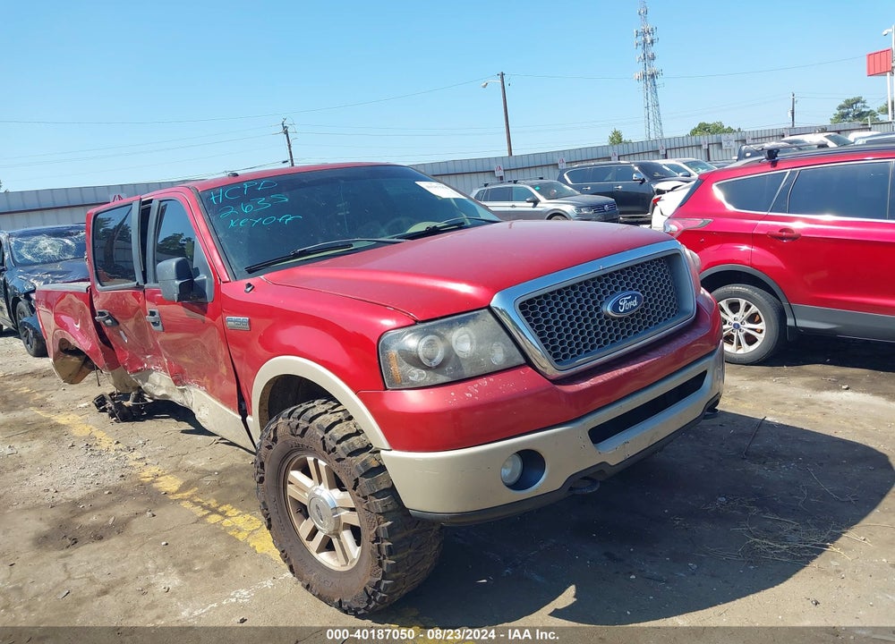 2008 FORD F-150 LARIAT VIN: 1FTPW14V48KC12635