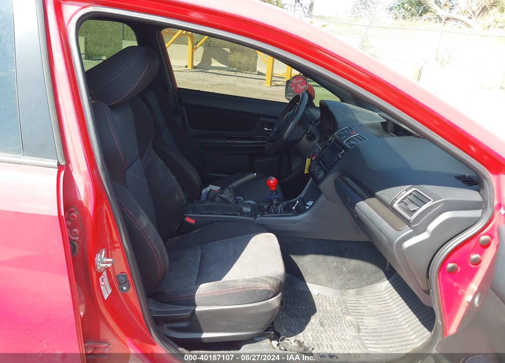 2019 SUBARU WRX PREMIUM VIN: JF1VA1C6XK9824830