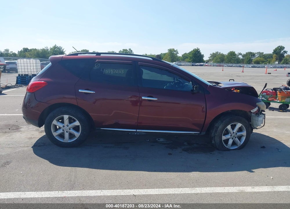 2009 NISSAN MURANO S VIN: JN8AZ18W49W145212