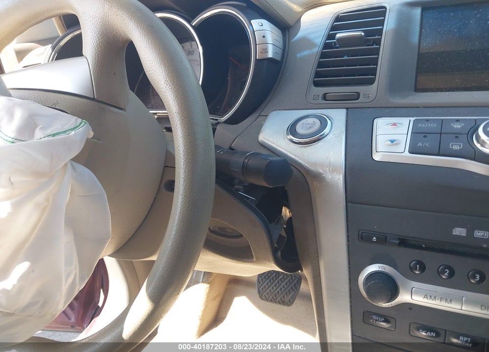 2009 NISSAN MURANO S VIN: JN8AZ18W49W145212