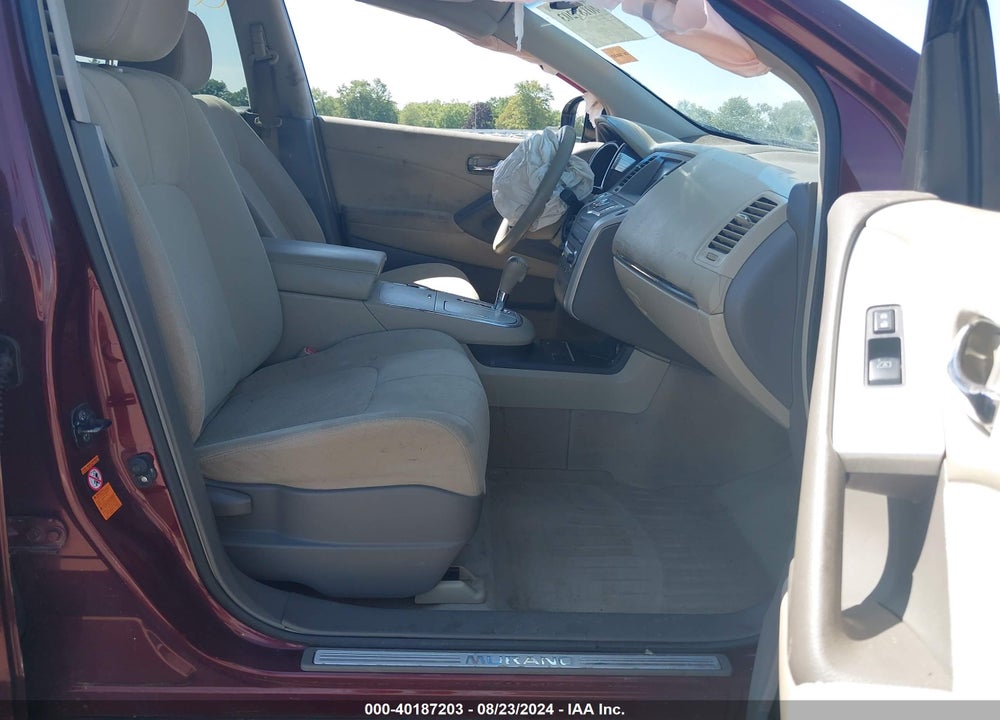 2009 NISSAN MURANO S VIN: JN8AZ18W49W145212