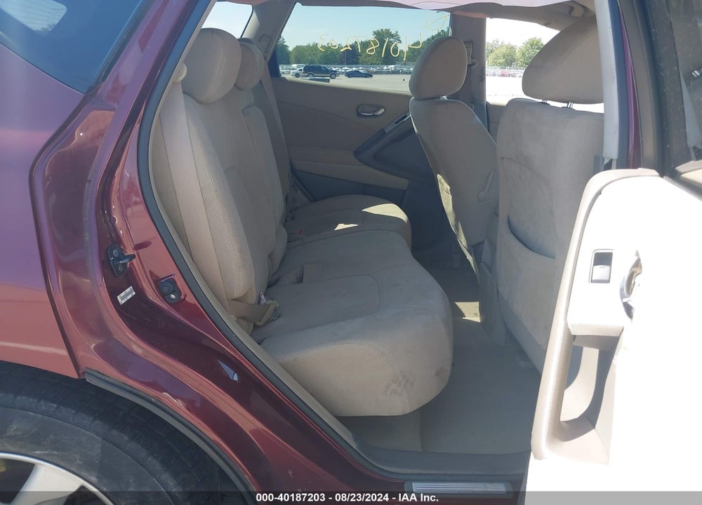 2009 NISSAN MURANO S VIN: JN8AZ18W49W145212