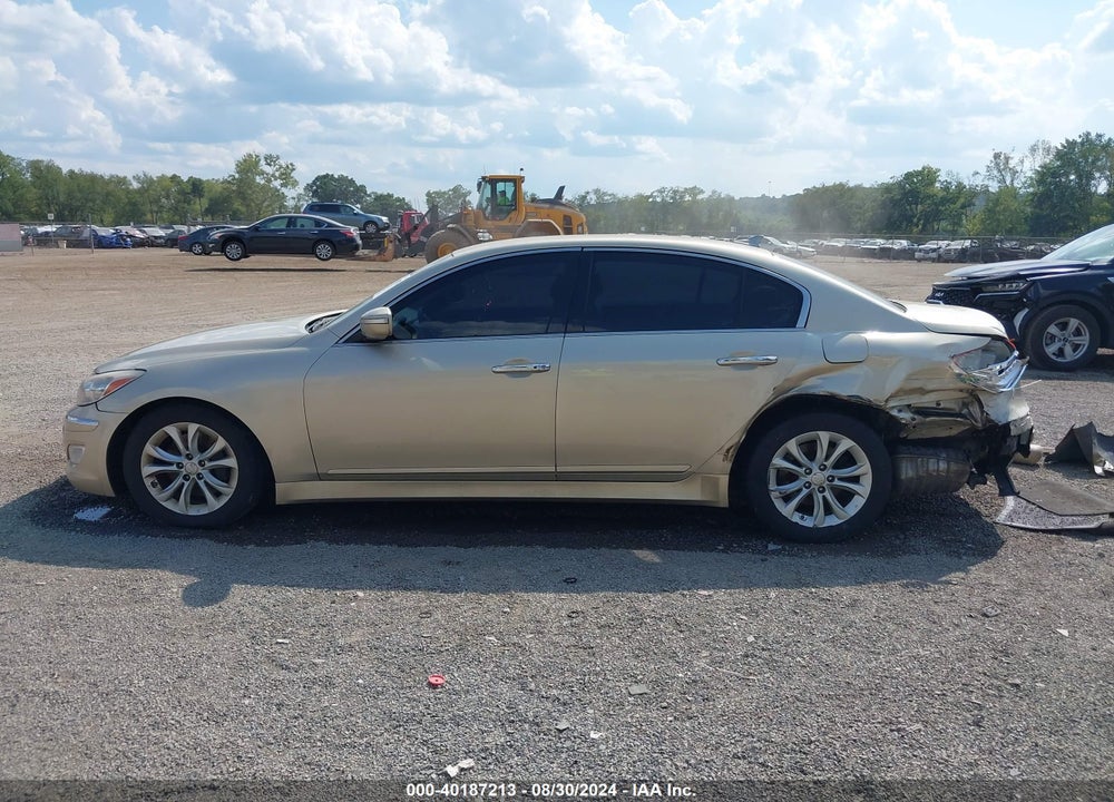2012 HYUNDAI GENESIS 3.8 VIN: KMHGC4DD6CU177672