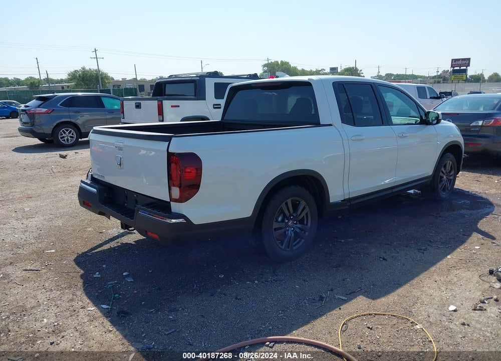 2020 HONDA RIDGELINE 2WD SPORT VIN: 5FPYK2F10LB000165