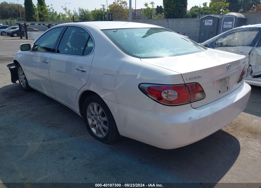 2003 LEXUS ES 300 VIN: JTHBF30G036014843