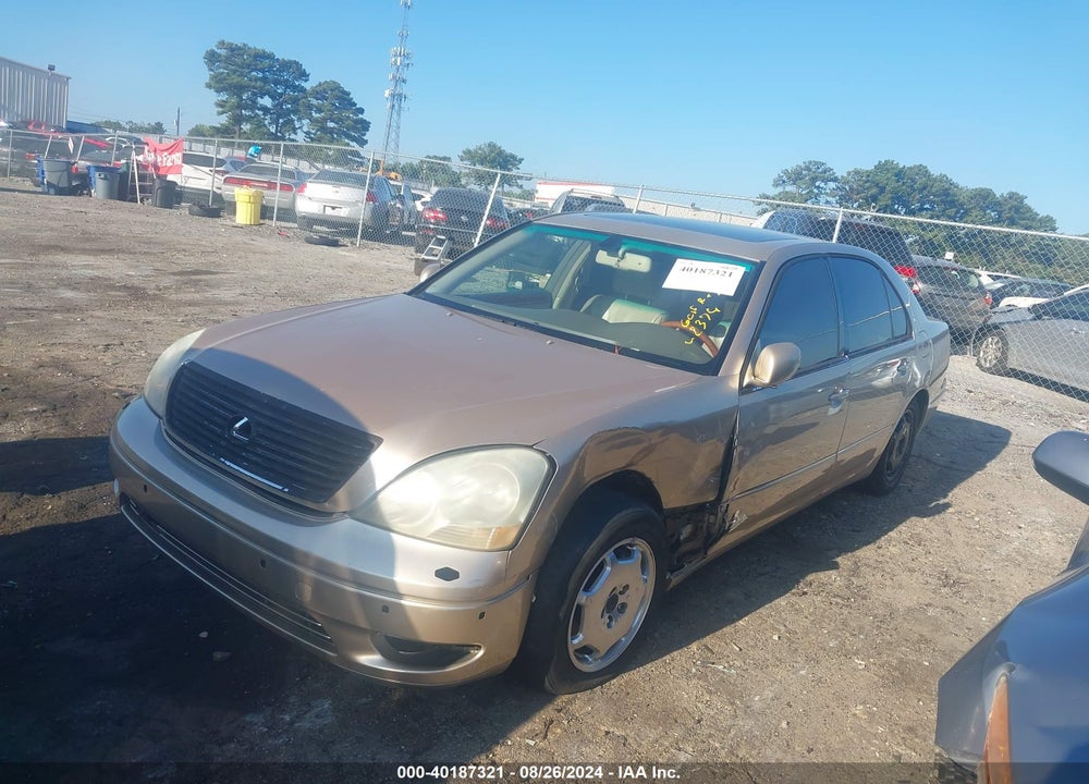 2002 LEXUS LS 430 VIN: JTHBN30F620062374