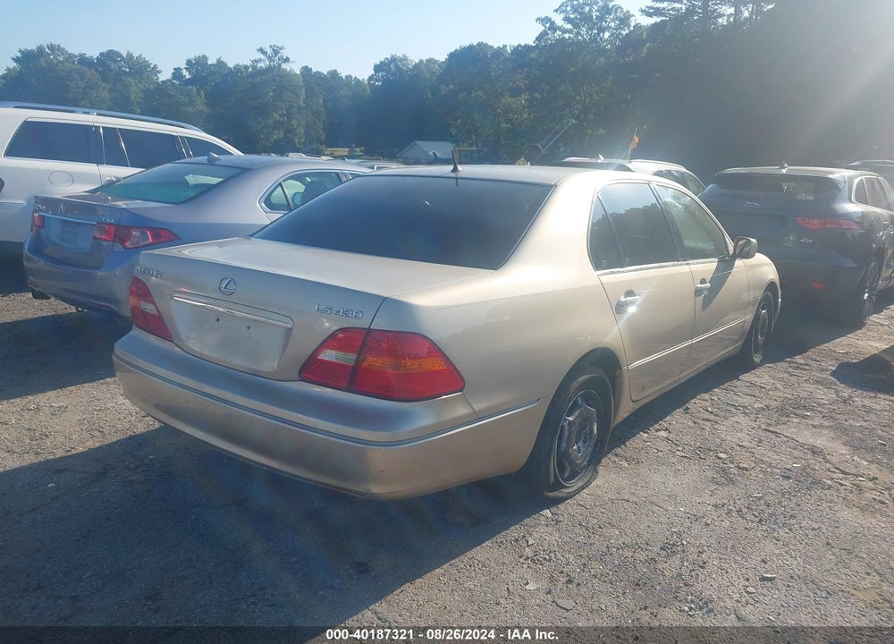 2002 LEXUS LS 430 VIN: JTHBN30F620062374
