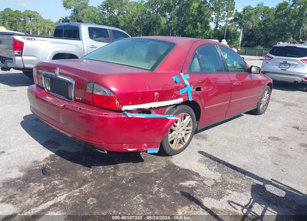 2004 LINCOLN LS V8 VIN: 1LNHM87A44Y637867