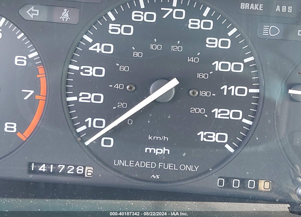 1992 HONDA ACCORD EX VIN: 1HGCB7272NA034731