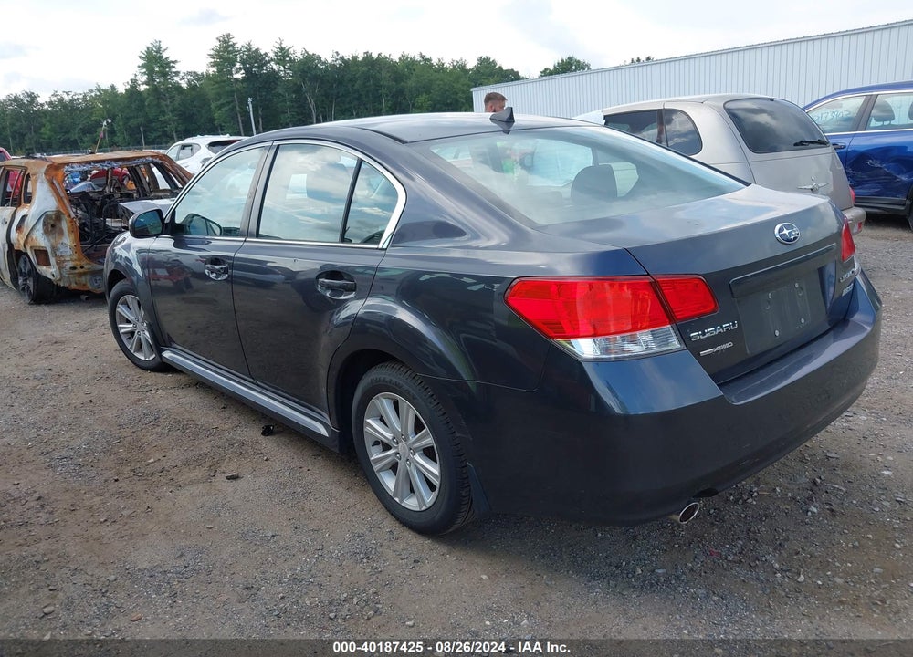 2011 SUBARU LEGACY 2.5I PREMIUM VIN: 4S3BMBH65B3248361