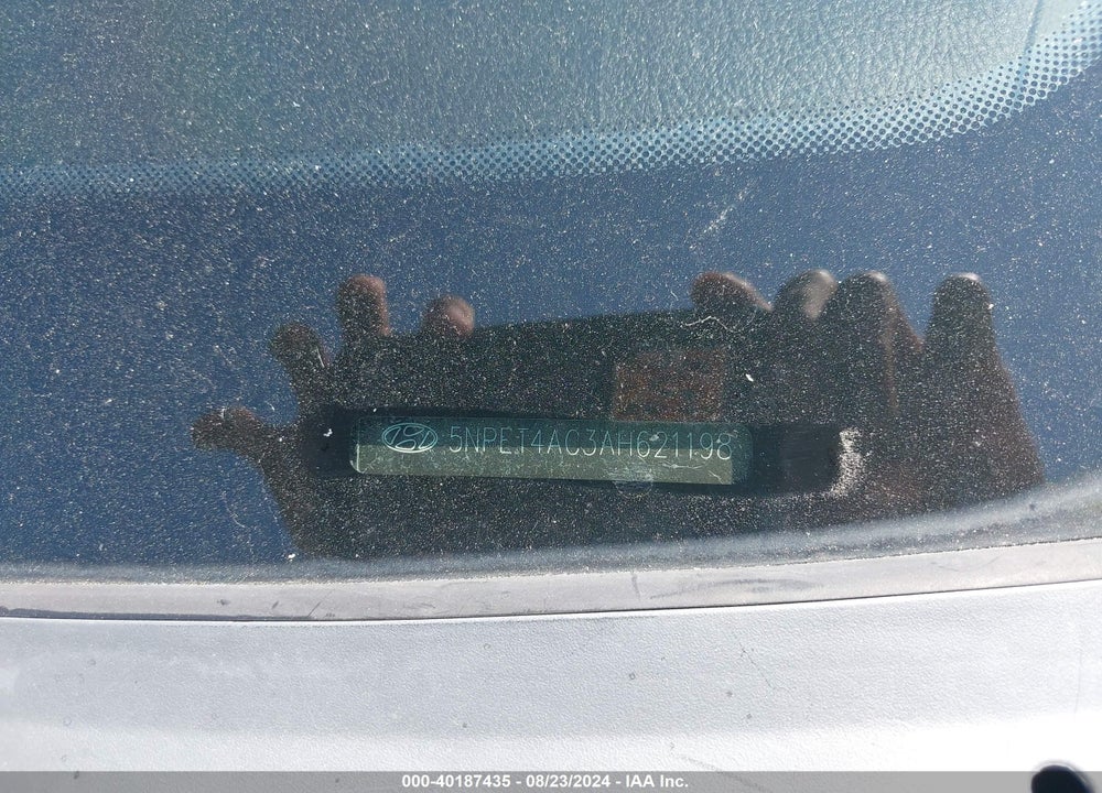 2010 HYUNDAI SONATA GLS VIN: 5NPET4AC3AH621198