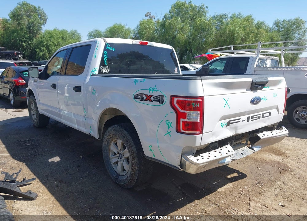 2019 FORD F-150 XLT VIN: 1FTEW1E58KKE40053