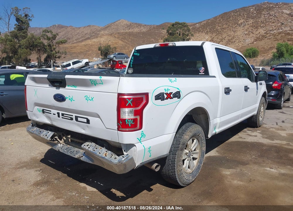 2019 FORD F-150 XLT VIN: 1FTEW1E58KKE40053