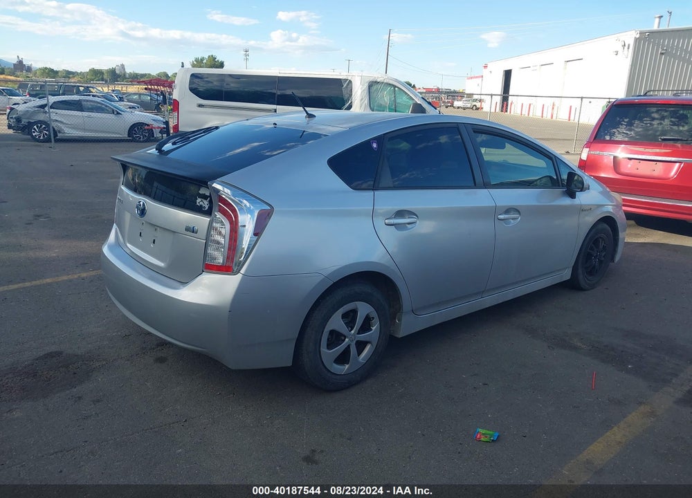 2012 TOYOTA PRIUS ONE VIN: JTDKN3DU1C1559841