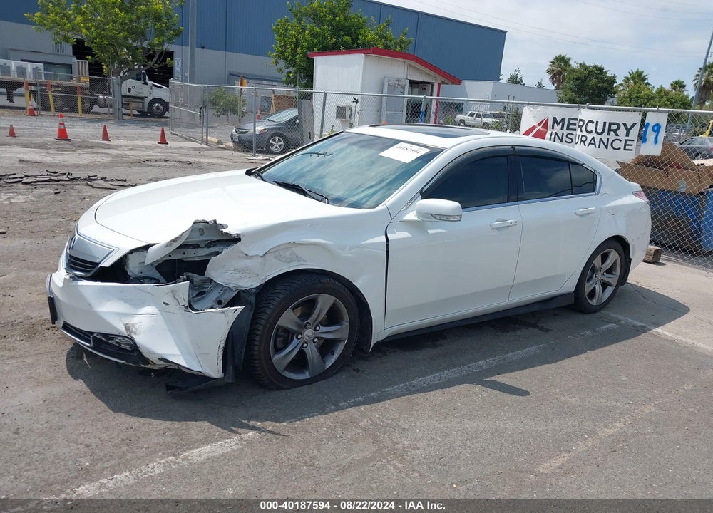2012 ACURA TL VIN: 19UUA8F75CA022075