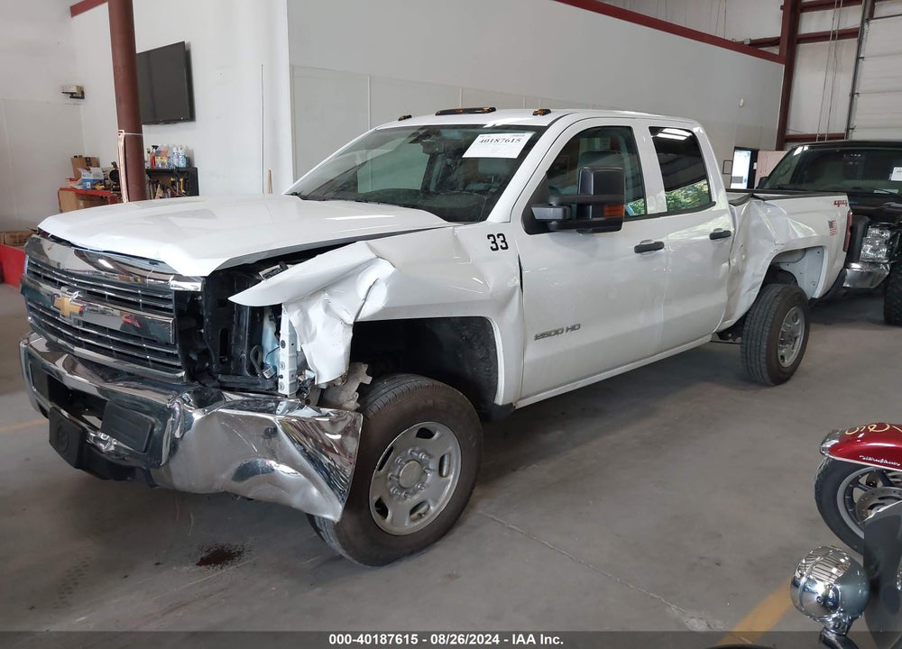 2018 CHEVROLET SILVERADO 2500HD WT VIN: 1GC2KUEG4JZ110367