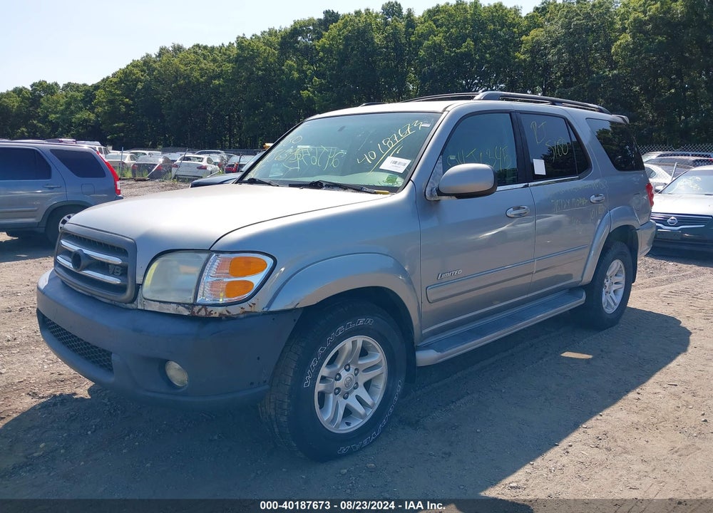 2001 TOYOTA SEQUOIA LIMITED V8 VIN: 5TDBT48A21S014050