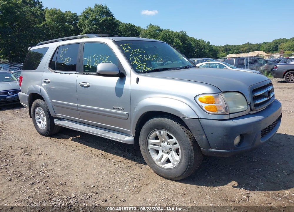 2001 TOYOTA SEQUOIA LIMITED V8 VIN: 5TDBT48A21S014050
