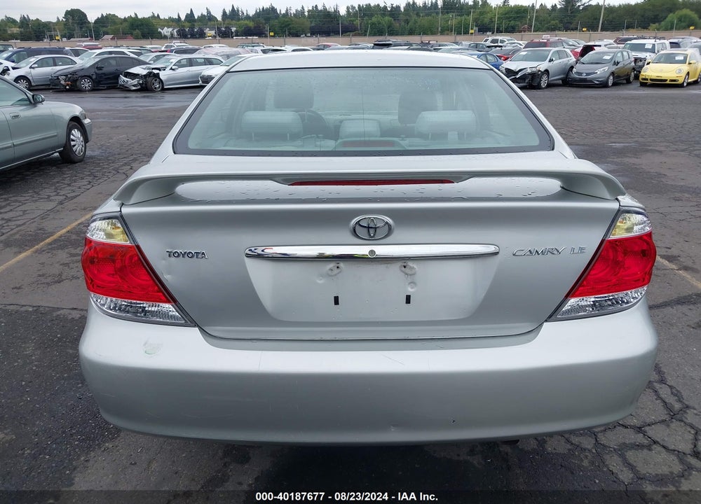 2005 TOYOTA CAMRY LE VIN: 4T1BE32K75U103969