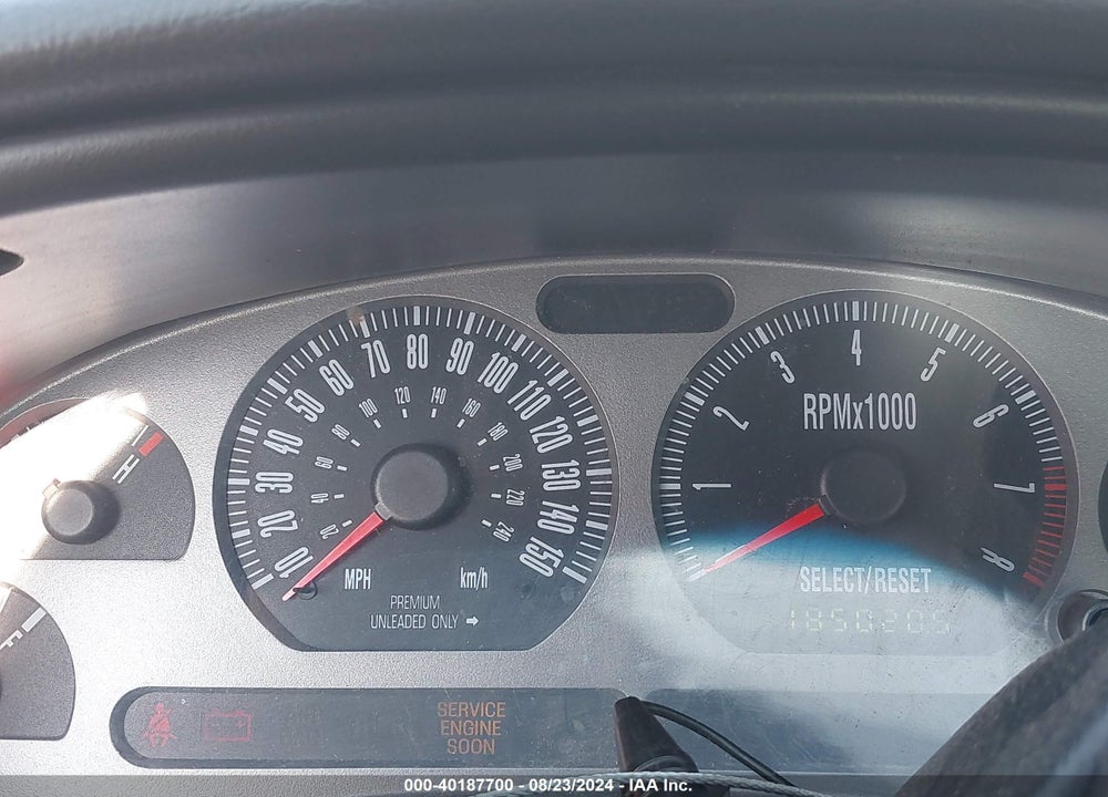 2003 FORD MUSTANG MACH 1 VIN: 1FAFP42R83F423800