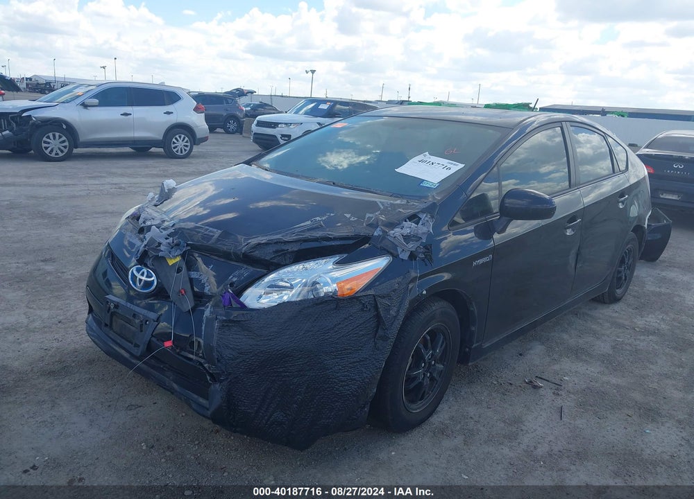 2013 TOYOTA PRIUS THREE VIN: JTDKN3DU8D0344254