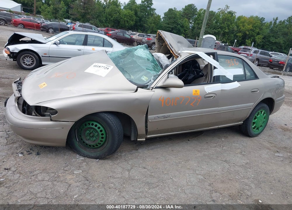 2001 BUICK CENTURY CUSTOM VIN: 2G4WS52J911222867