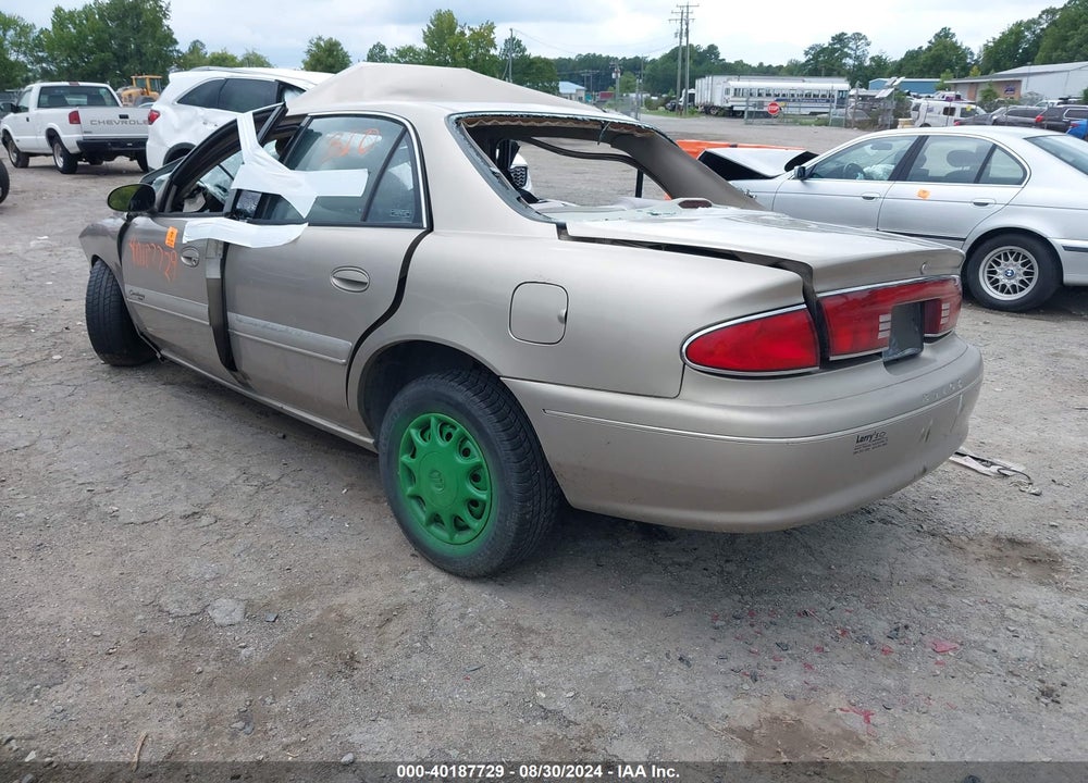 2001 BUICK CENTURY CUSTOM VIN: 2G4WS52J911222867
