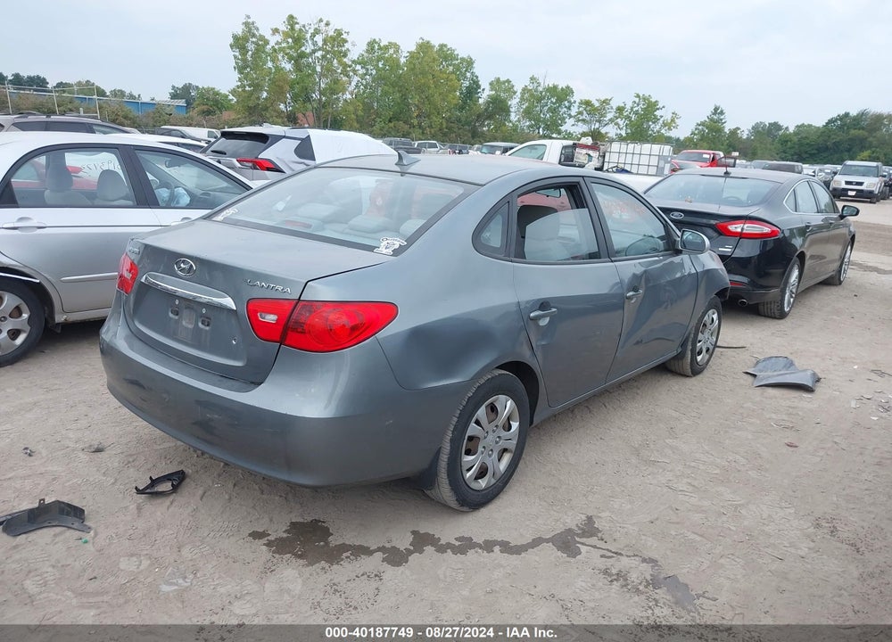 2010 HYUNDAI ELANTRA GLS VIN: KMHDU4AD9AU931178