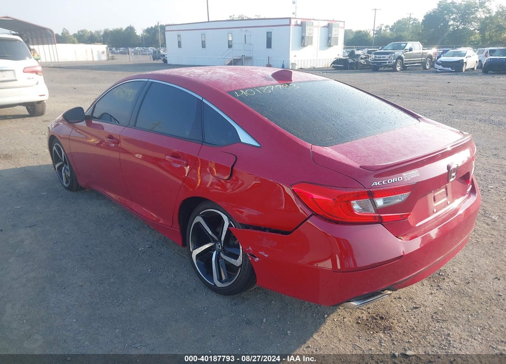 2020 HONDA ACCORD SPORT VIN: 1HGCV1F38LA135281
