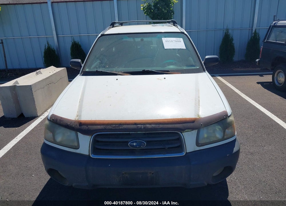 2004 SUBARU FORESTER 2.5X VIN: JF1SG63664H730242
