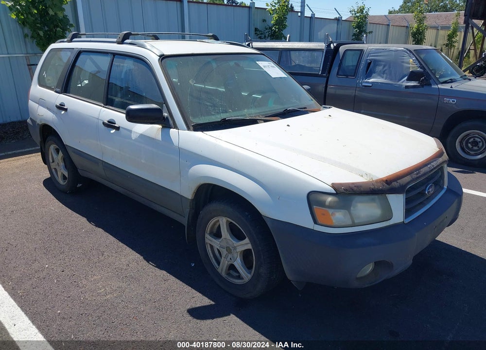 2004 SUBARU FORESTER 2.5X VIN: JF1SG63664H730242