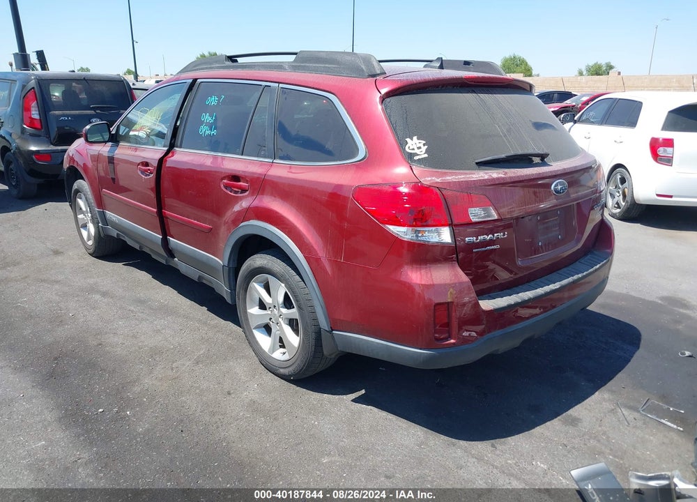 2014 SUBARU OUTBACK 2.5I LIMITED VIN: 4S4BRBLC2E3308112