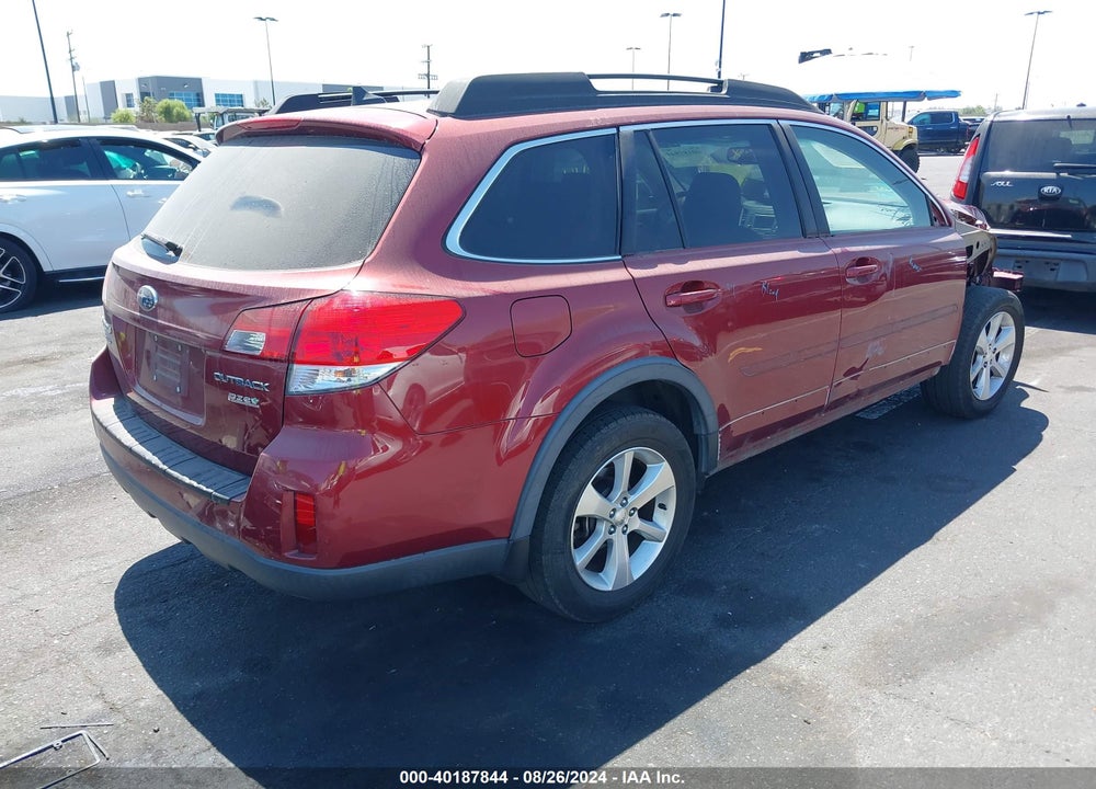2014 SUBARU OUTBACK 2.5I LIMITED VIN: 4S4BRBLC2E3308112