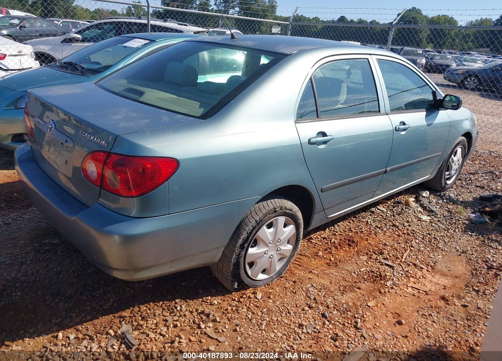 2005 TOYOTA COROLLA CE VIN: 2T1BR32E15C550846