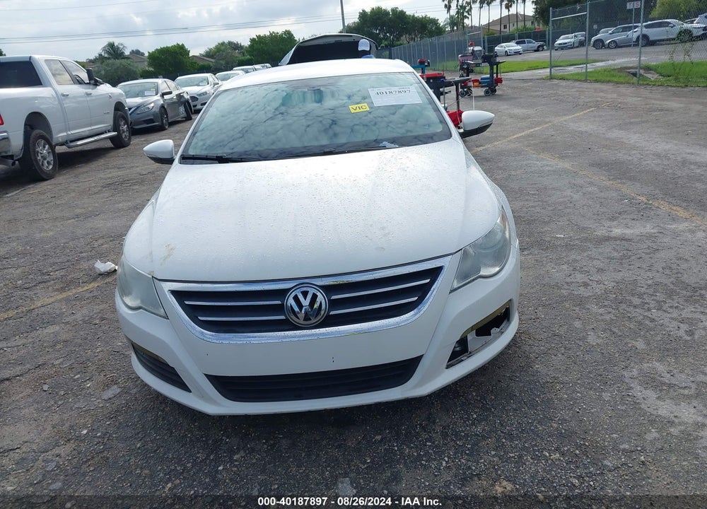 2012 VOLKSWAGEN CC SPORT VIN: WVWMN7AN0CE546066