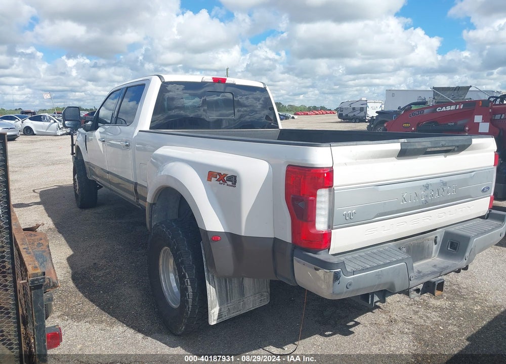 2017 FORD F-350 KING RANCH VIN: 1FT8W3DT0HED23339