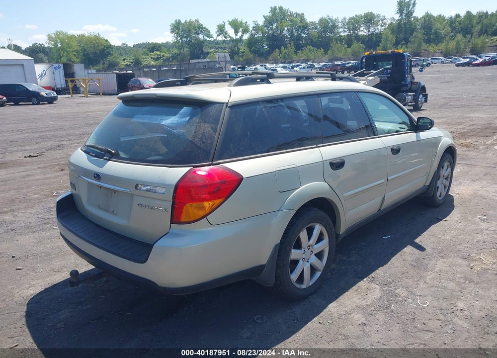 2006 SUBARU OUTBACK 2.5I VIN: 4S4BP61C267334607