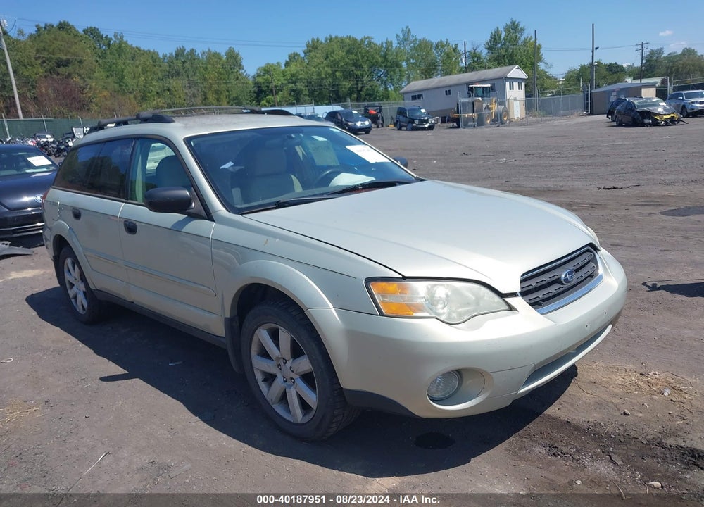 2006 SUBARU OUTBACK 2.5I VIN: 4S4BP61C267334607