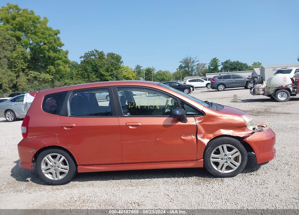 2008 HONDA FIT SPORT VIN: JHMGD38638S013224