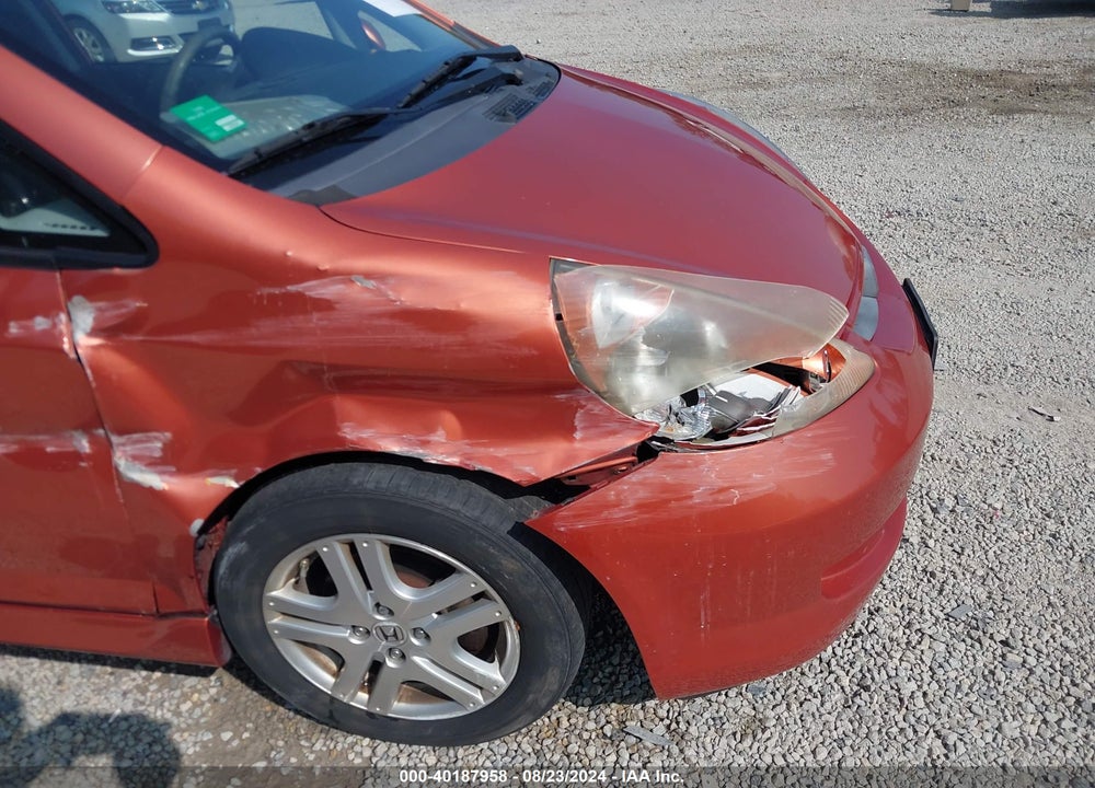 2008 HONDA FIT SPORT VIN: JHMGD38638S013224