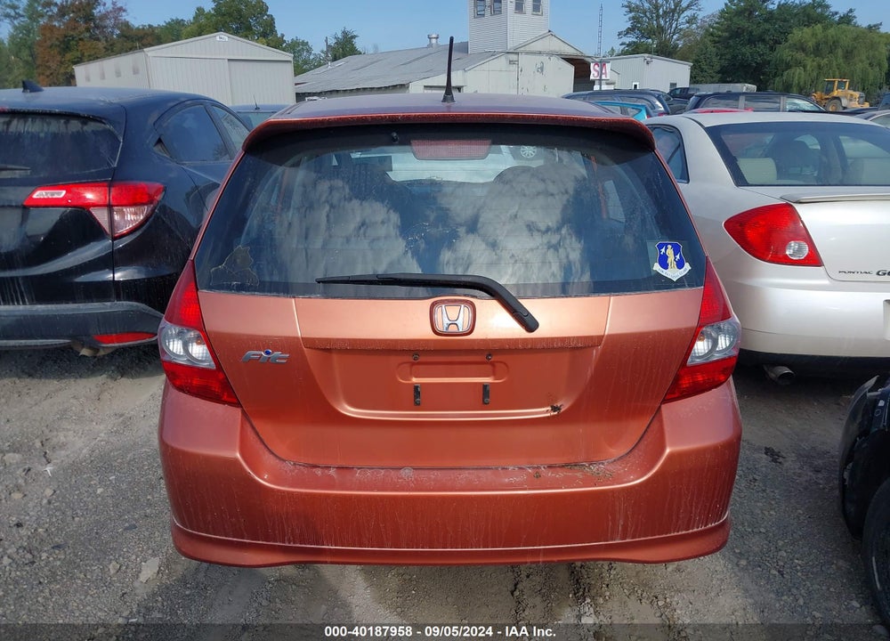 2008 HONDA FIT SPORT VIN: JHMGD38638S013224