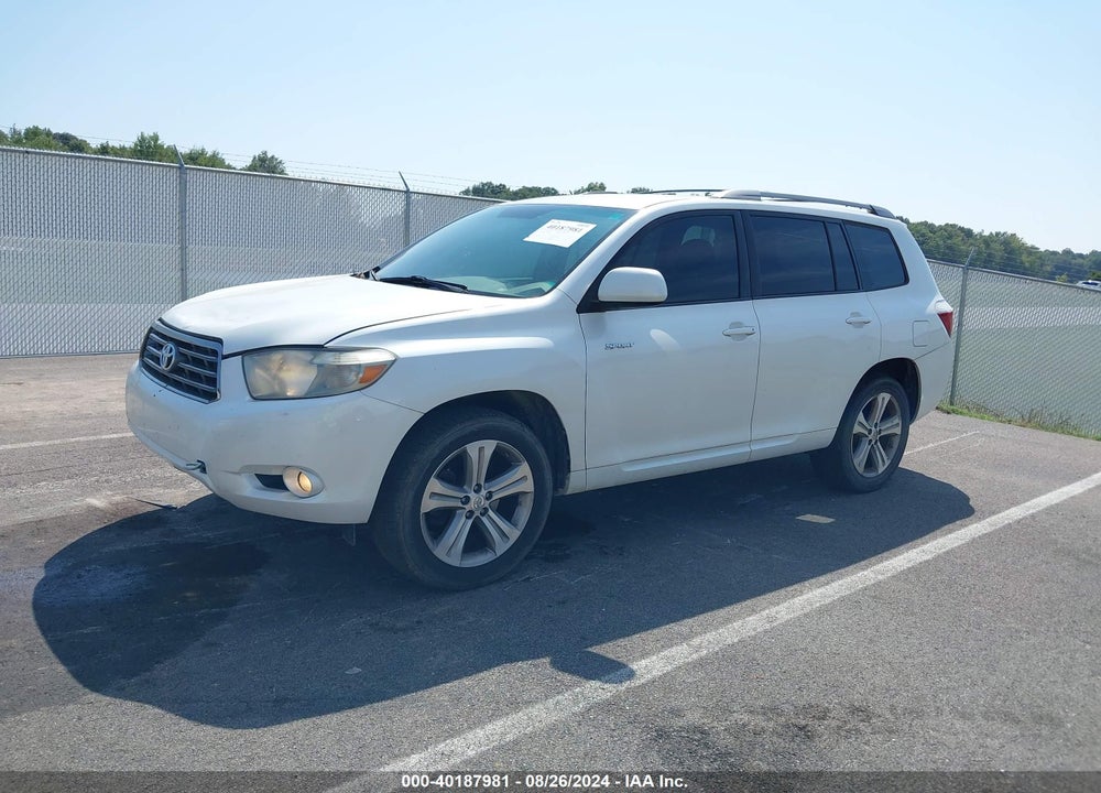 2010 TOYOTA HIGHLANDER SPORT V6 VIN: 5TDEK3EH0AS004094