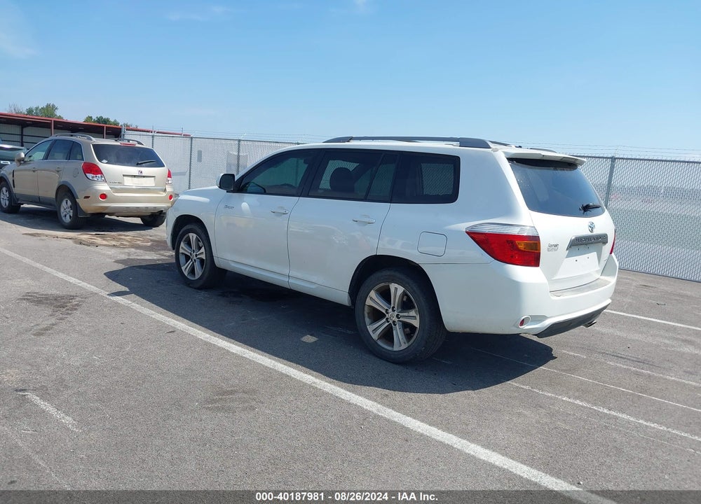 2010 TOYOTA HIGHLANDER SPORT V6 VIN: 5TDEK3EH0AS004094