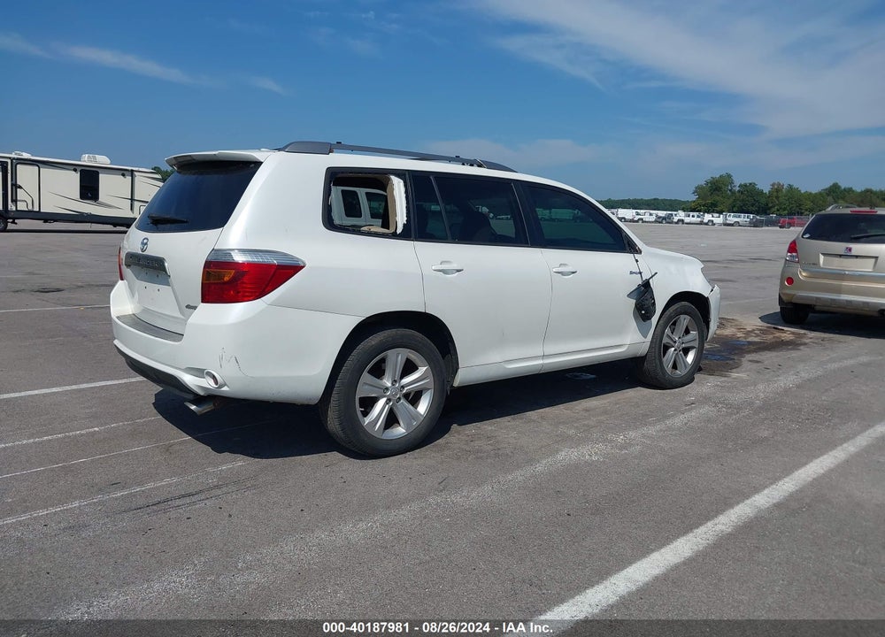 2010 TOYOTA HIGHLANDER SPORT V6 VIN: 5TDEK3EH0AS004094