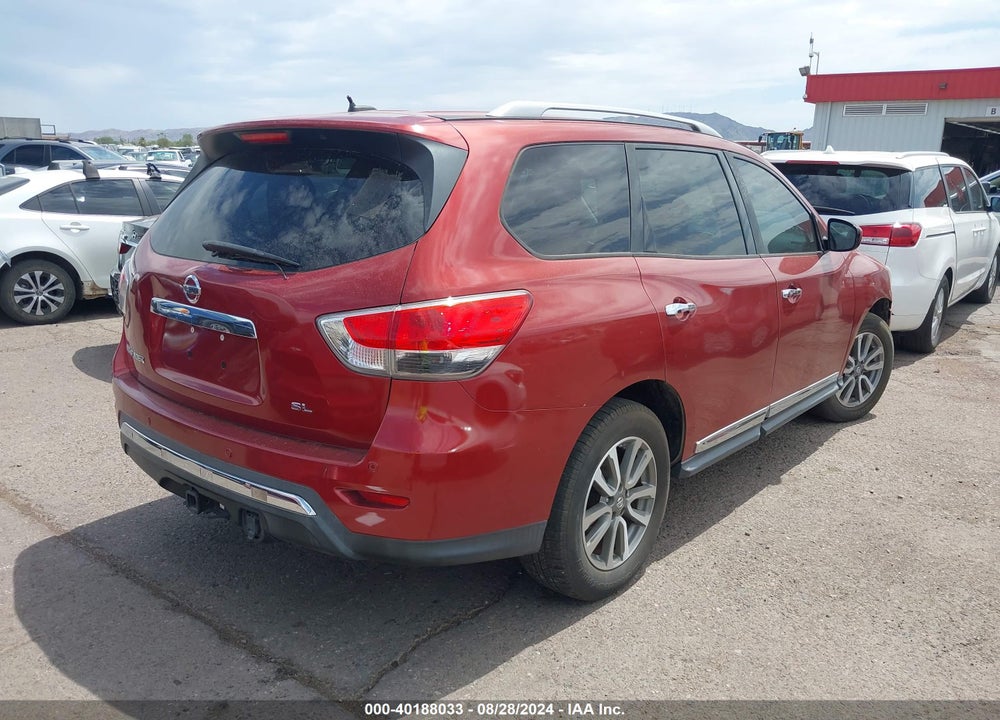 2013 NISSAN PATHFINDER SL VIN: 5N1AR2MN0DC653357