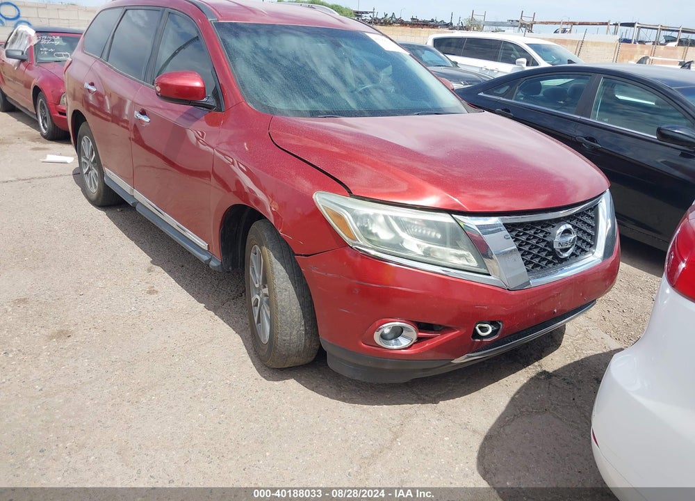 2013 NISSAN PATHFINDER SL VIN: 5N1AR2MN0DC653357